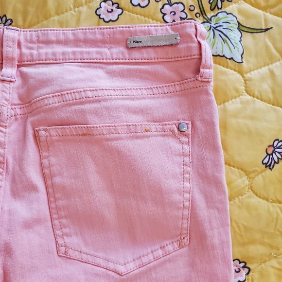 Anthropologie X Pilcro & the Letterpress cropped pink jeans size 28 - Picture 8 of 8